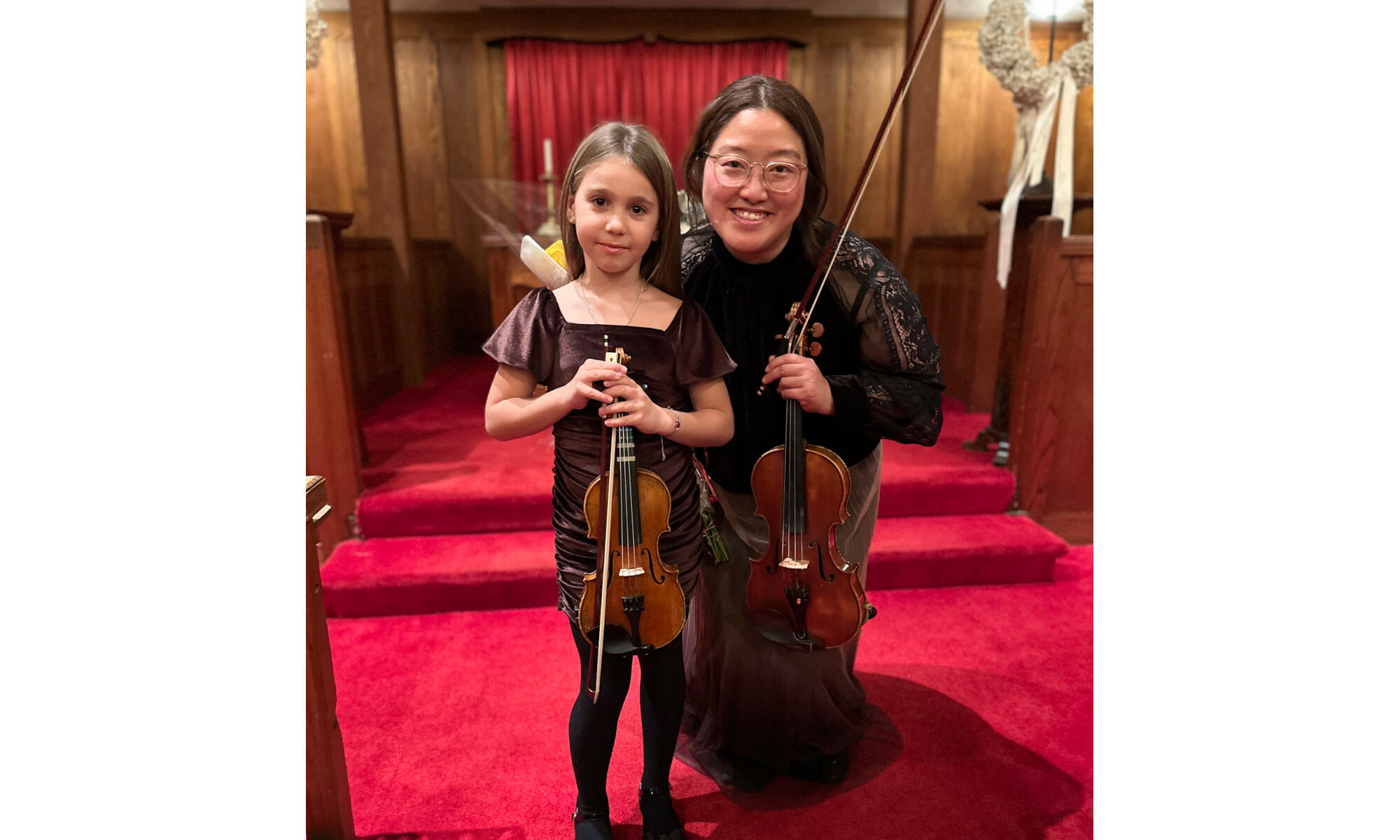 HYB with student after recital